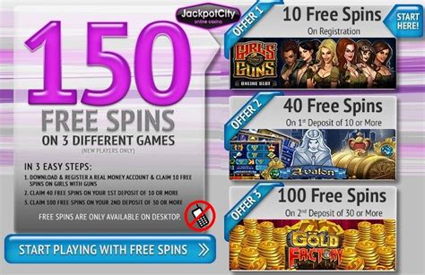 jackpot city casino 150 free spins